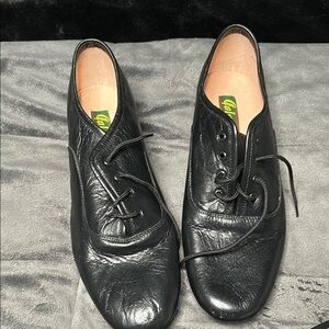 Black Leather Dance( salsa) shoes